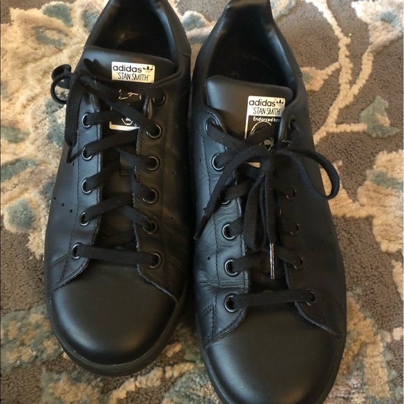 adidas Shoes - Adidas Stan smith black sneakers